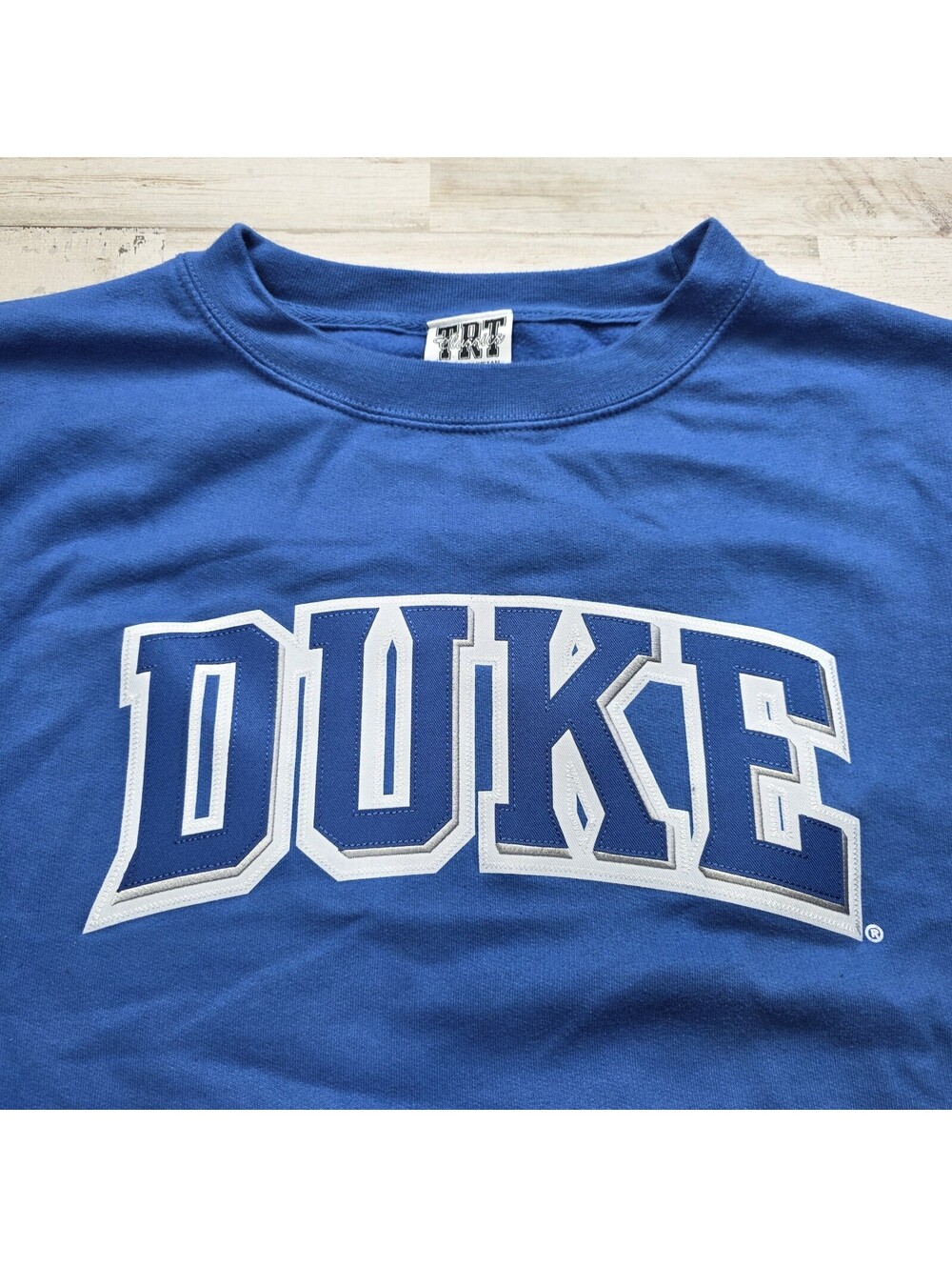 TRT Classics Duke University Blue Devils Adult 2XL Stitched Crewneck Sweatshirt
